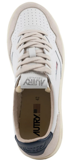 Autry Medalist Low White/Navy
