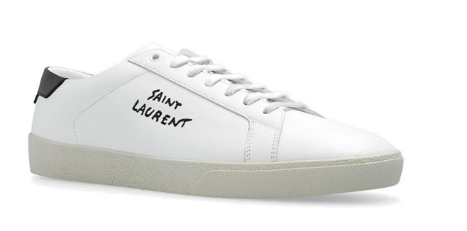Saint Laurent Court Classic White/Black