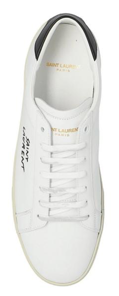 Saint Laurent Court Classic White/Black