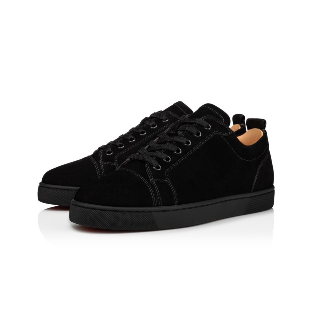 Christian Louboutin Louis Junior Black Suede view 1