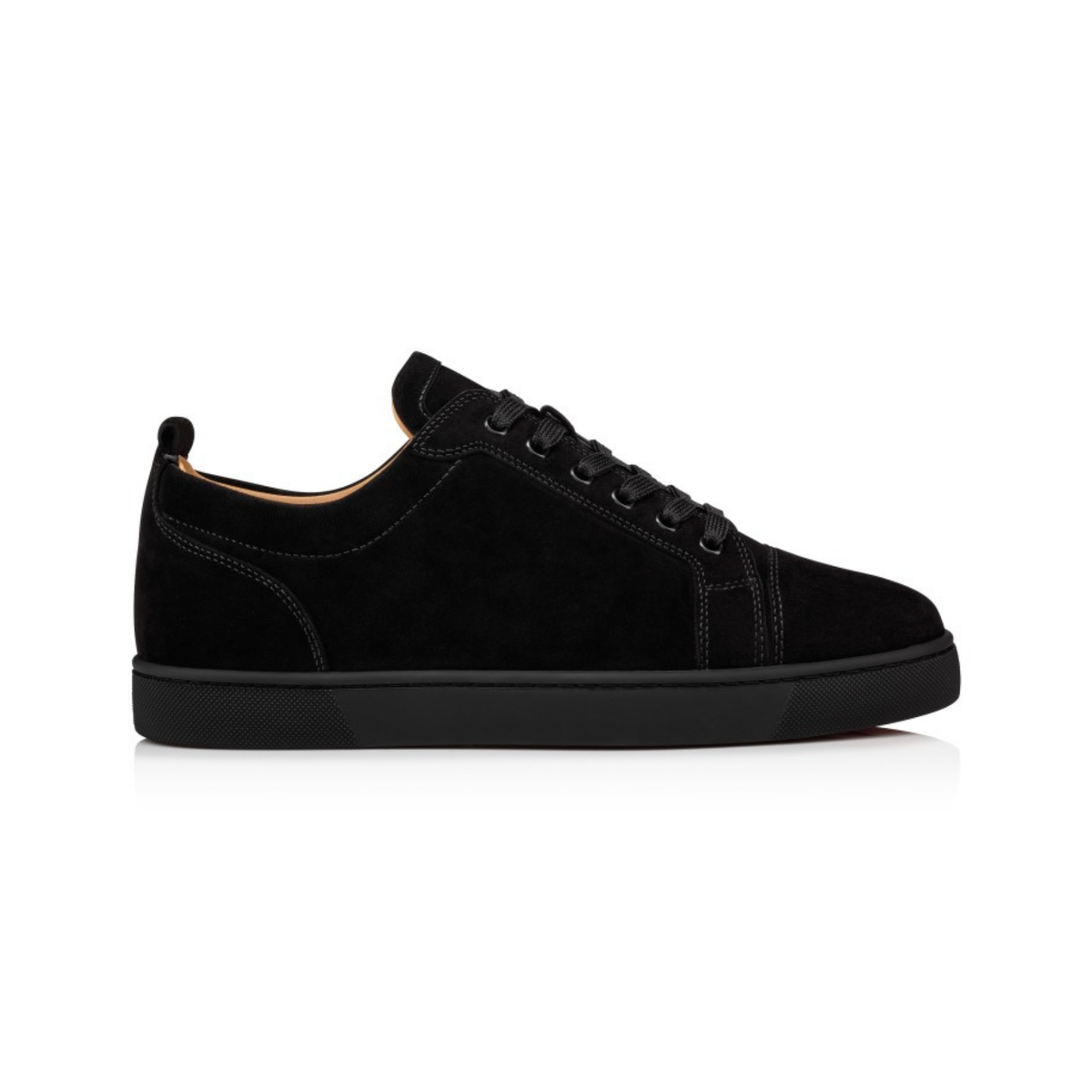 Christian Louboutin Louis Junior Black Suede view 2