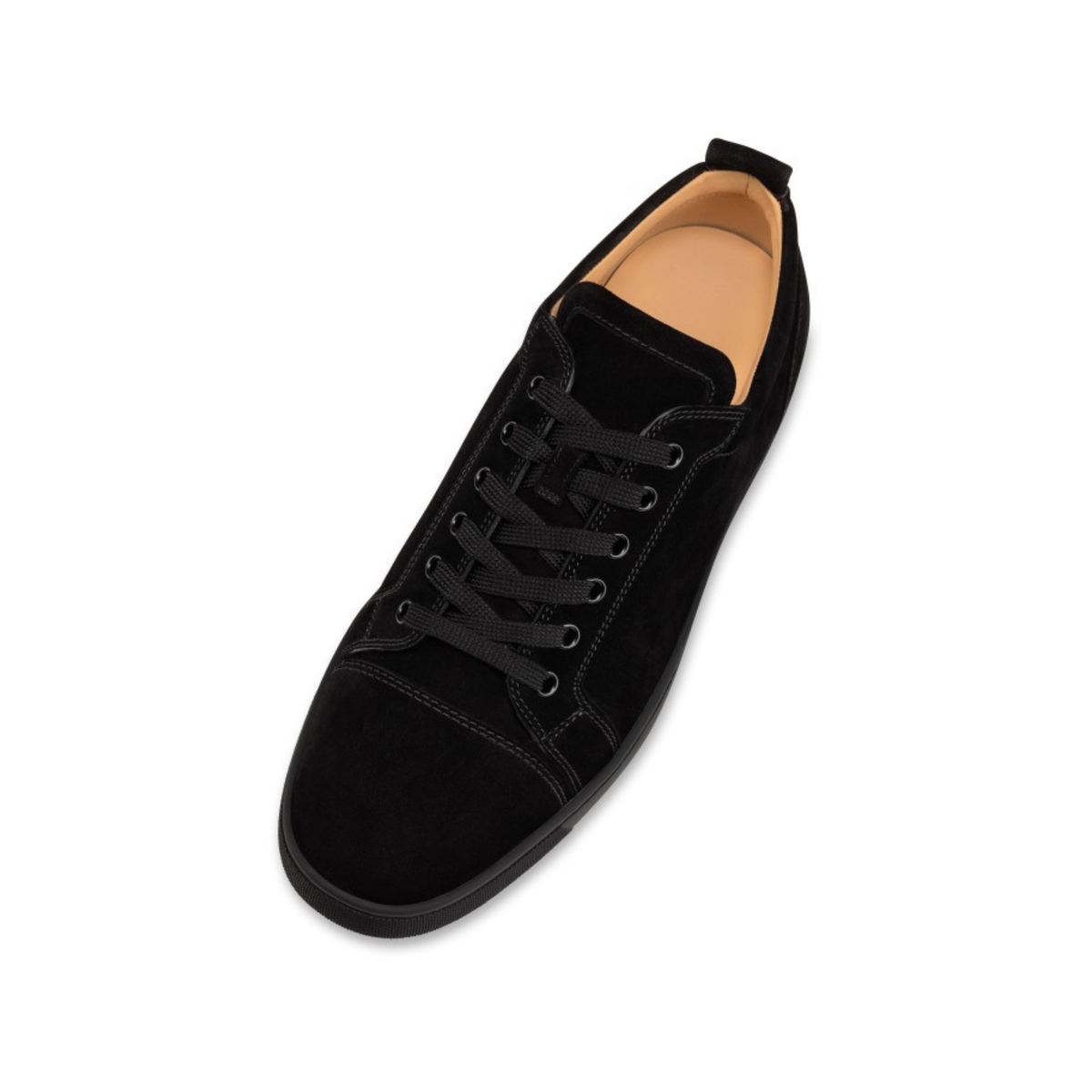 Christian Louboutin Louis Junior Black Suede view 4