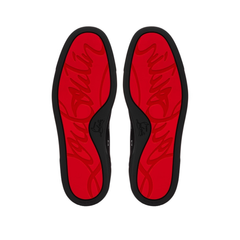 Christian Louboutin Louis Junior Black Suede view 5